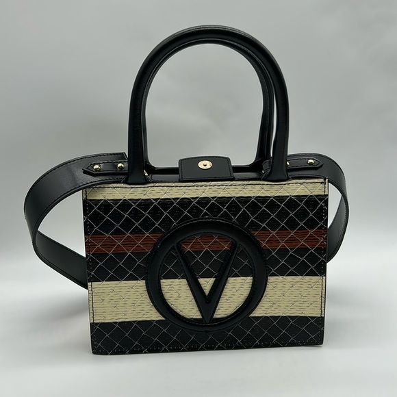 2350- Valentino By Mario Valentino Bag Genuine Italian Leather NWT - Picture 1 of 14